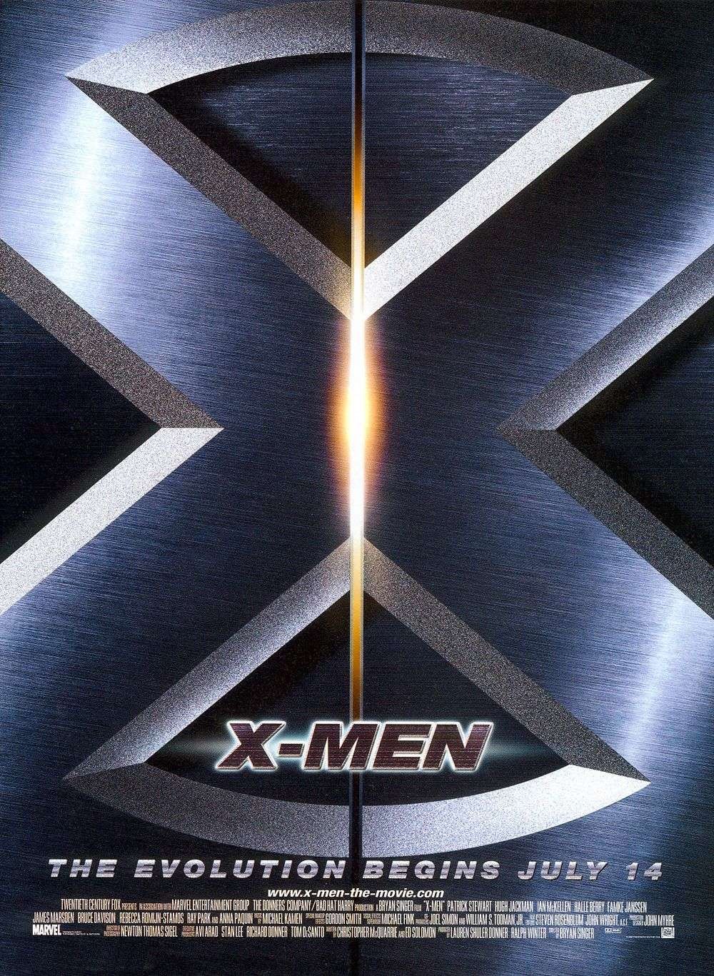 Affiche X-Men en 2000