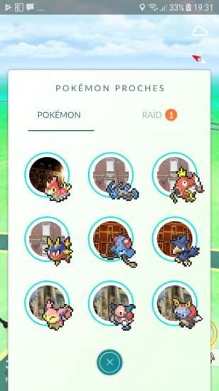 screenshot Pokemon Go 8 Bits
