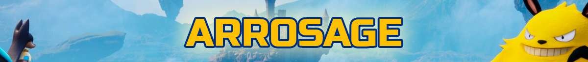 Bandeau capacités de travail arrosage