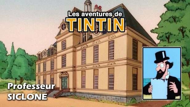 dessin-animÃ©-Tintin-professeur-siclone