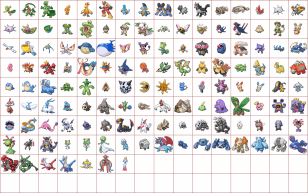 Pokedex génération 3 pokemon