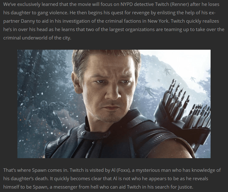 synopsis ddu film superbo movies du film Spawn